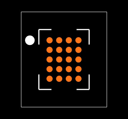 BQ21061YFPR Footprint
