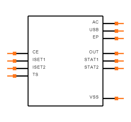 BQ24020DRCR Symbol
