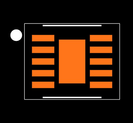 BQ24041DSQR Footprint