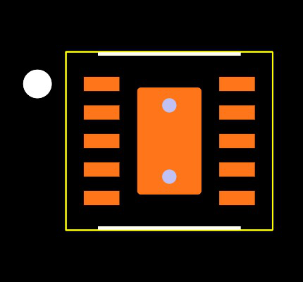 BQ24045DSQR Footprint