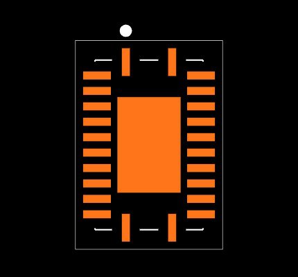 BQ24133RGYR Footprint