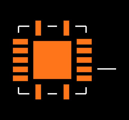 BQ24155RGYR Footprint