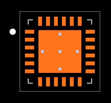 BQ24253RGER Footprint