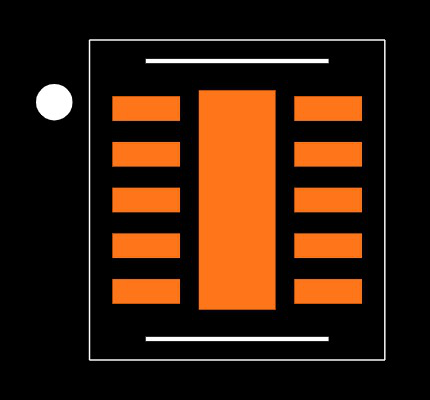 BQ25040DQCT Footprint