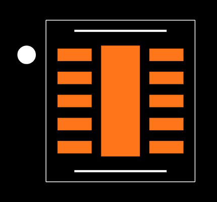 BQ25050DQCT Footprint