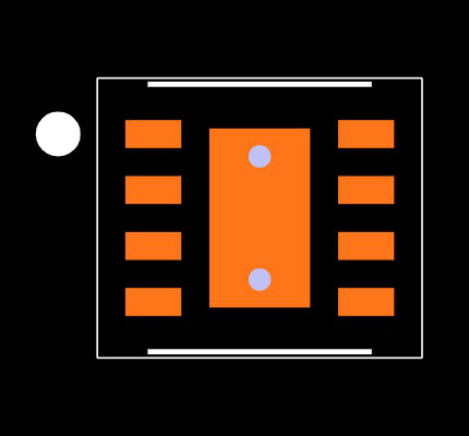 BQ25172DSGR Footprint