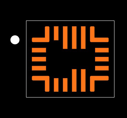 BQ25628RYKR Footprint