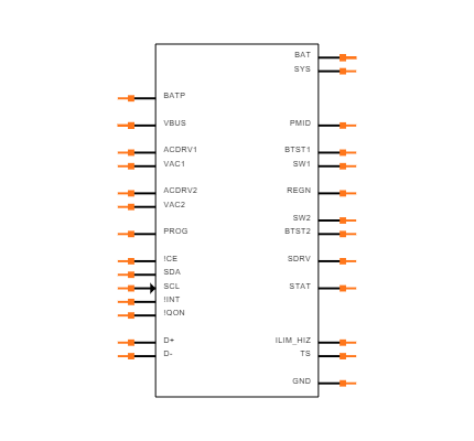 BQ25672RQMR Symbol