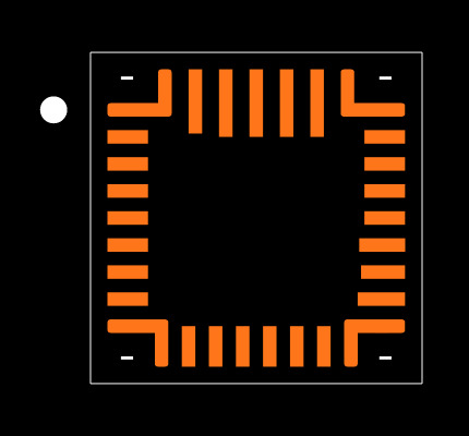 BQ25792RQMR Footprint