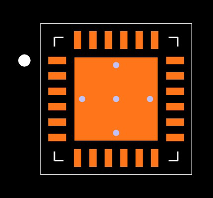 BQ25887RGER Footprint