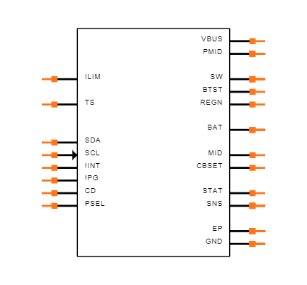 BQ25887RGET Symbol