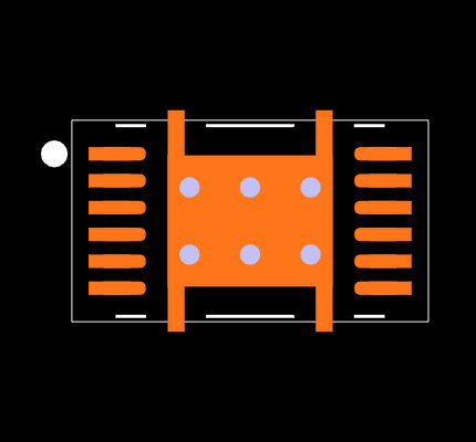 BQ27411DRZT-G1C Footprint