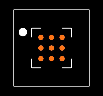 BQ27427YZFR Footprint