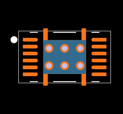 BQ27441DRZR-G1B Footprint