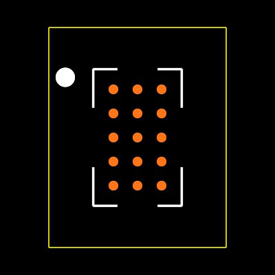 BQ27Z758YAHR Footprint