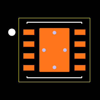BQ29209TDRBTQ1 Footprint