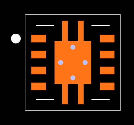 BQ29440DRBR Footprint