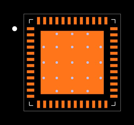 BQ500414QRGZTQ1 Footprint