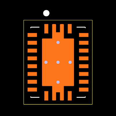 BQ51013CQWRHLRQ1 Footprint