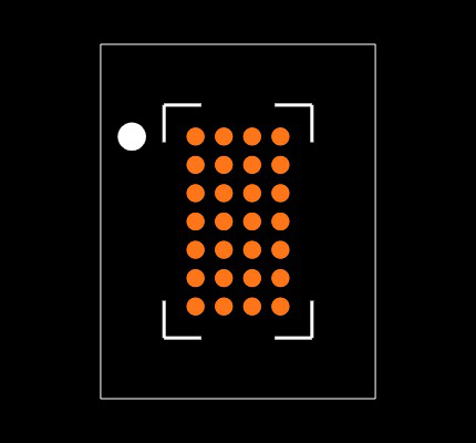 BQ51050BYFPT Footprint