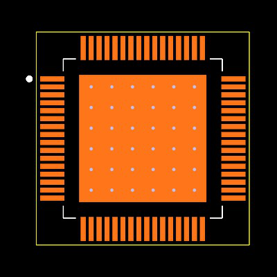 BQ76PL536TPAPRQ1 Footprint