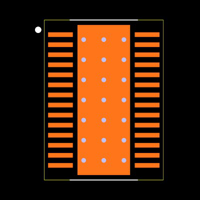 BUF16821AIPWPR Footprint