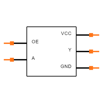 CAHC1G126QDBVRQ1 Symbol