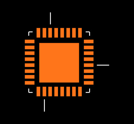 CC1151TRHBRG4Q1 Footprint