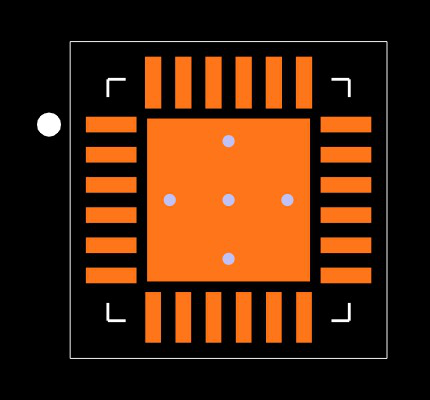 CC2340R52E0RGER Footprint