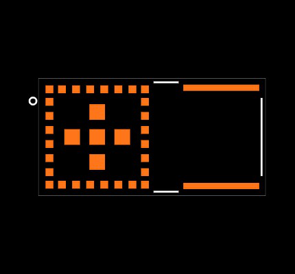 CC2564MODNCMOER Footprint