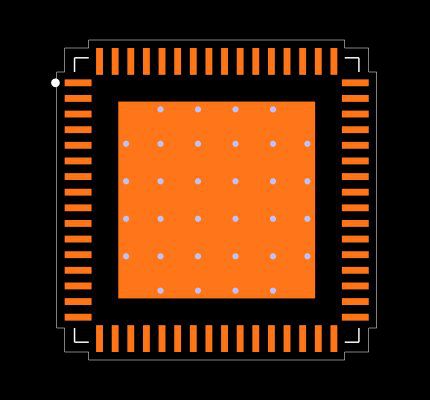CC3120RNMARGKT Footprint