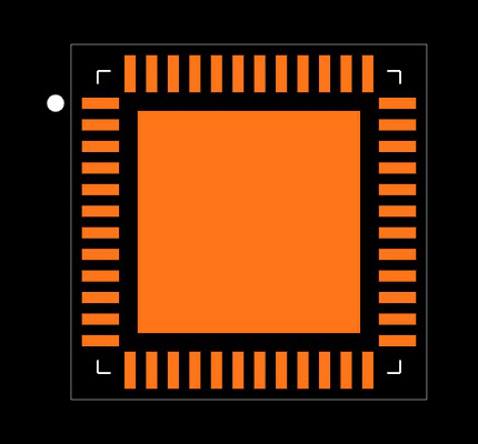 CC430F5133IRGZR Footprint