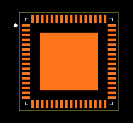 CC430F6126IRGCR Footprint