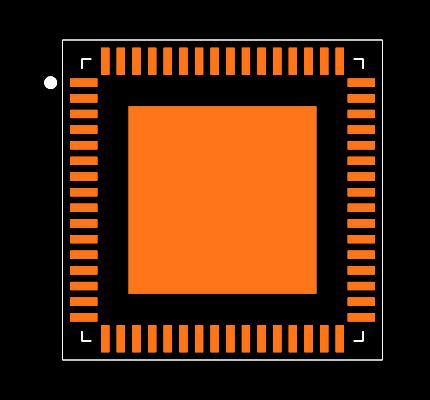 CC430F6137IRGCR Footprint