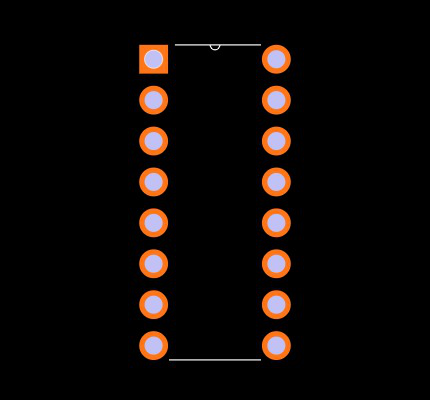 CD40105BF Footprint