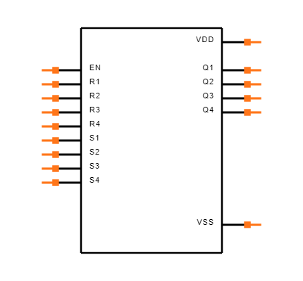 CD4044BD Symbol