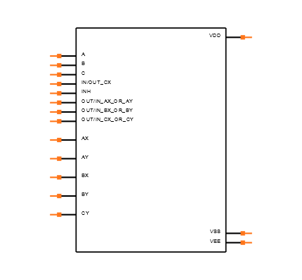 CD4053BMT Symbol