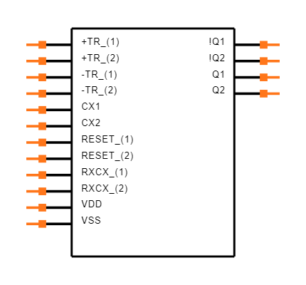 CD4098BM Symbol