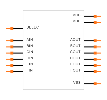 CD4504BM Symbol
