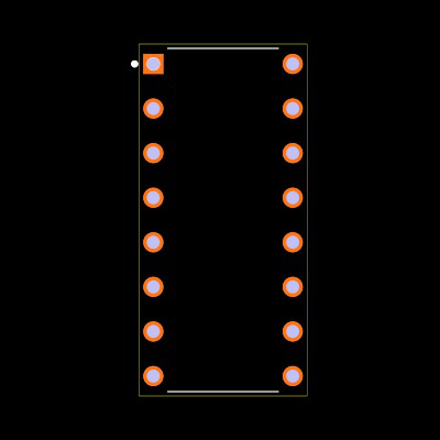 CD74AC283E Footprint