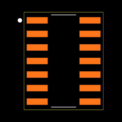 CD74AC32M96 Footprint