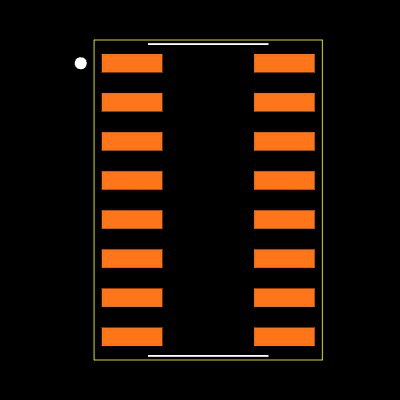 CD74ACT112M Footprint