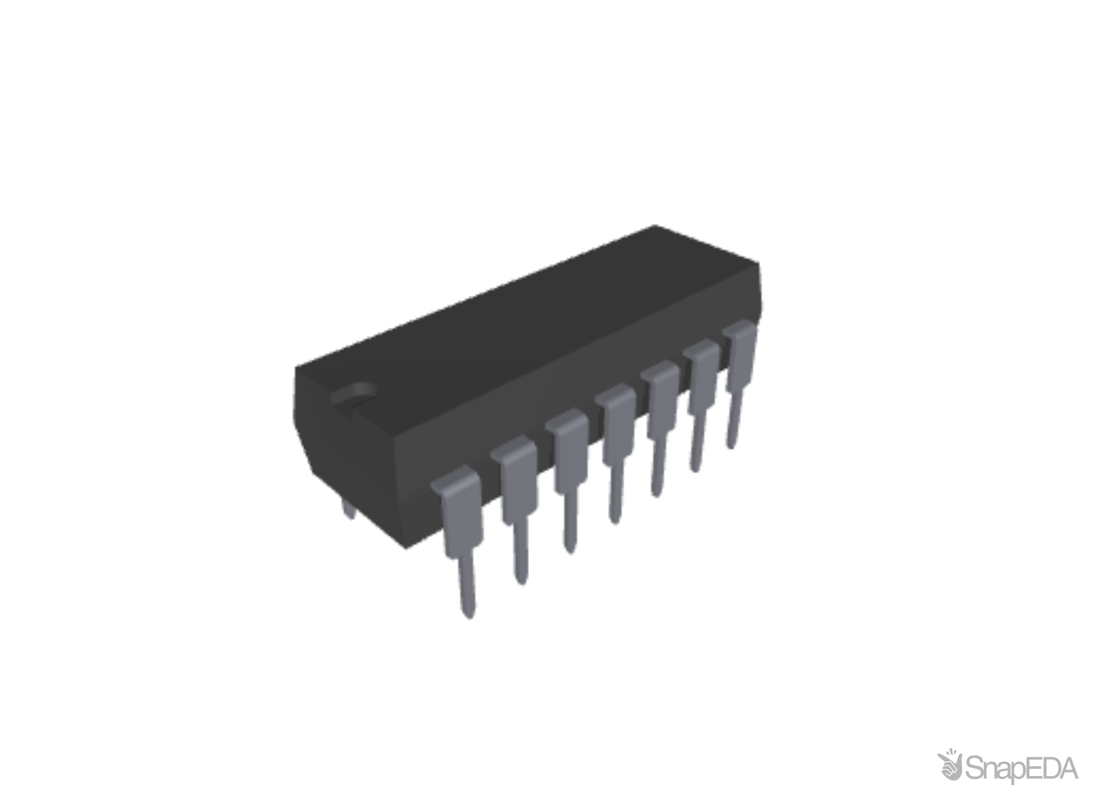 CD74HC10E 3D Model