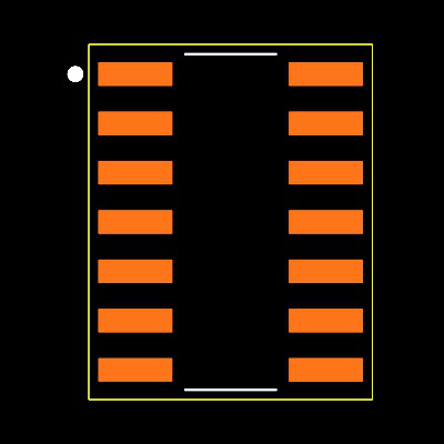 CD74HC21M96 Footprint