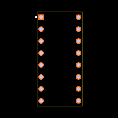CD74HC4060E Footprint