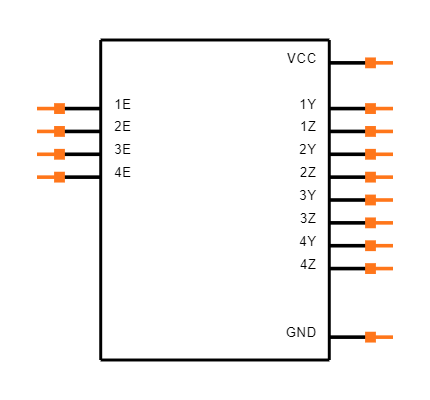 CD74HC4066PWR Symbol