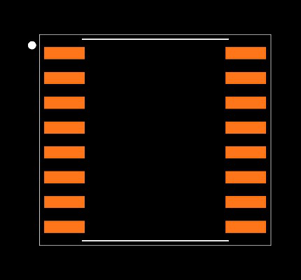 CD74HC595DWR Footprint