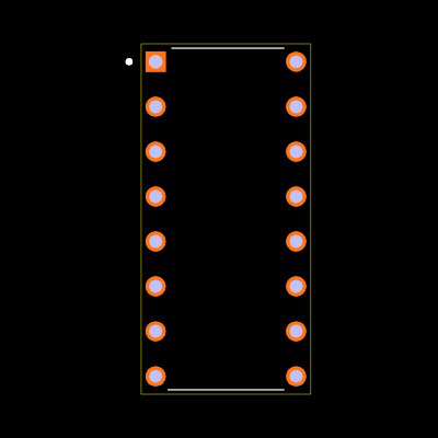 CD74HCT109E Footprint