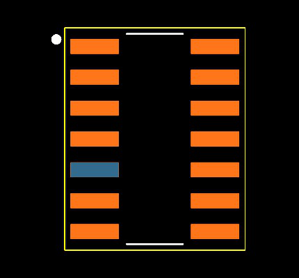 CD74HCT132M Footprint