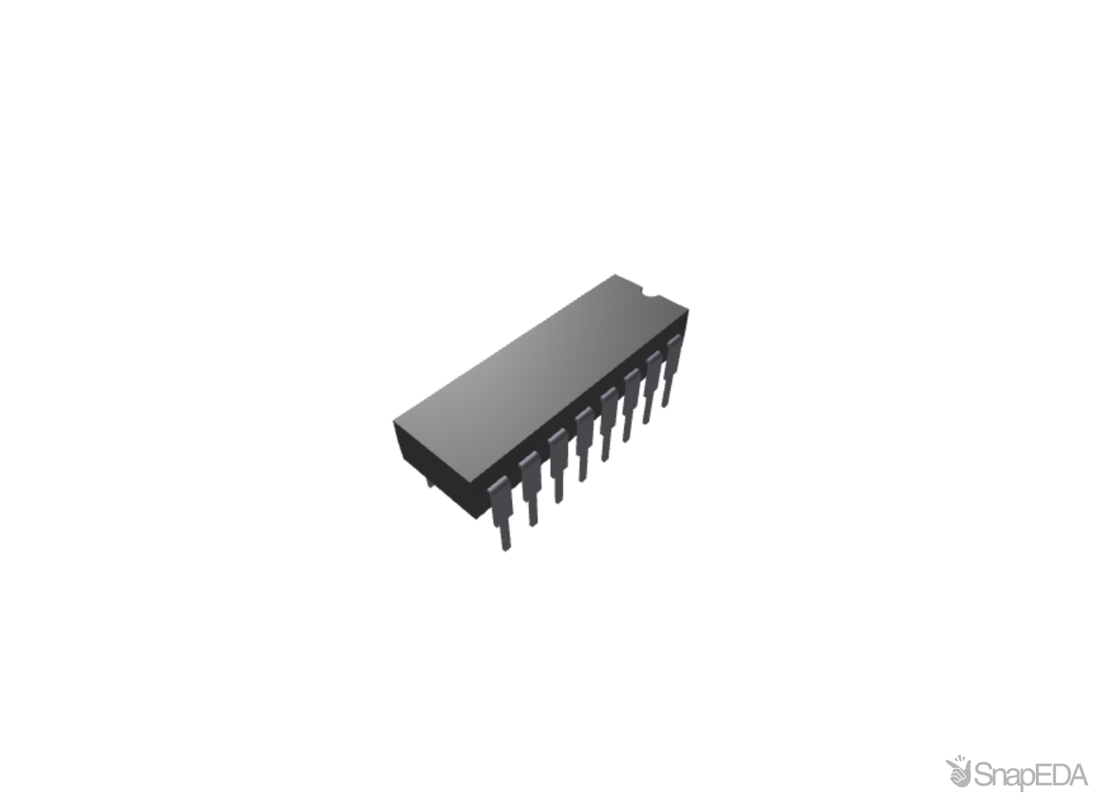 CD74HCT390EE4 3D Model